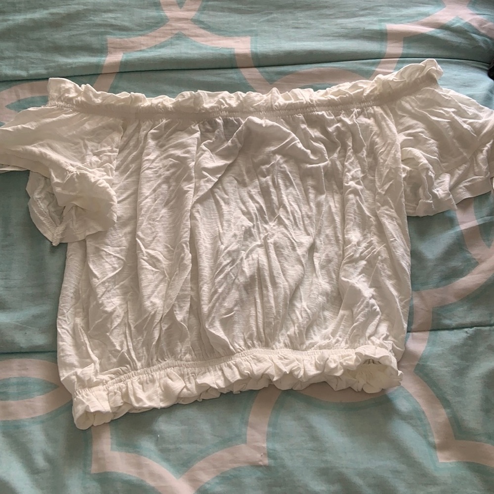 Atmosphere white off the shoulder